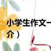 小學生作文一點通（關于小學生作文一點通簡介）