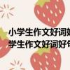 小學生作文好詞好句好段名人名言歇后語諺語詞典（關于小學生作文好詞好句好段名人名言歇后語諺語詞典簡介）
