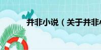 并非小說(關于并非小說介紹)