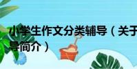 小學生作文分類輔導(關于小學生作文分類輔導簡介)