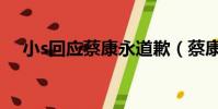 小s回應蔡康永道歉(蔡康永向大s道歉)