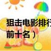 狙擊電影排行榜前十名美國（狙擊電影排行榜前十名）
