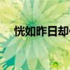 恍如昨日卻似經年的意思（經年的意思）