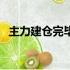 主力建倉完畢即將啟動的信號（主力建倉）