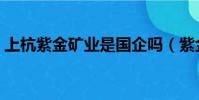 上杭紫金礦業是國企嗎(紫金礦業是國企嗎)