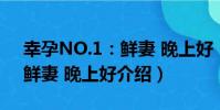 幸孕NO.1:鮮妻 晚上好(關于幸孕NO.1:鮮妻 晚上好介紹)