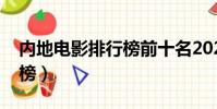內地電影排行榜前十名2020(內地電影排行榜)
