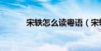 宋軼怎么讀粵語(宋軼怎么讀)