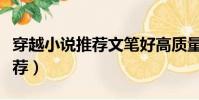 穿越小說推薦文筆好高質量完結(穿越小說推薦)