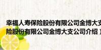 幸福人壽保險股份有限公司金博大支公司(關于幸福人壽保險股份有限公司金博大支公司介紹)
