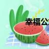 幸福公式（關于幸福公式介紹）