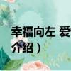 幸福向左 愛情在右（關于幸福向左 愛情在右介紹）