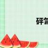 砰訇怎么讀（訇怎么讀）