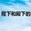 陛下和殿下的區別圖片（陛下和殿下的區別）