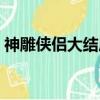 神雕俠侶大結局劇情介紹（神雕俠侶大結局）