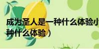 成為圣人是一種什么體驗小說(成為圣人是一種什么體驗)