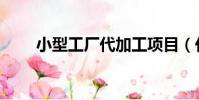 小型工廠代加工項目(代加工項目)