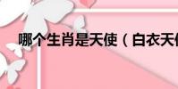 哪個生肖是天使(白衣天使是什么生肖)