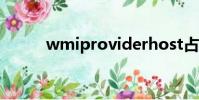 wmiproviderhost占用大量cpu