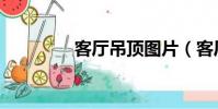 客廳吊頂圖片(客廳吊頂)