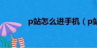p站怎么進手機(p站怎么進)