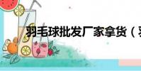 羽毛球批發廠家拿貨(羽毛球廠家)