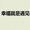 幸福就是遇見你（關于幸福就是遇見你介紹）