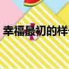 幸福最初的樣子（關于幸福最初的樣子介紹）
