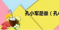 孔小軍是誰(孔小松)