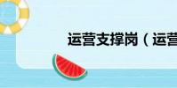 運營支撐崗(運營支撐)