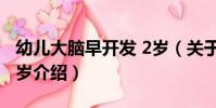 幼兒大腦早開發 2歲(關于幼兒大腦早開發 2歲介紹)