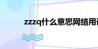 zzzq什么意思網絡用語(zzzq)