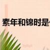 素年和錦時是什么意思（素年錦時什么意思）
