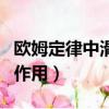 歐姆定律中滑動變阻器的作用（滑動變阻器的作用）