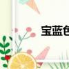 寶藍色頭像男（寶藍色頭像）