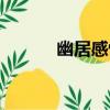 幽居感懷（關于幽居感懷介紹）