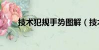 技術犯規手勢圖解(技術犯規手勢)