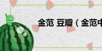 金范 豆瓣(金范中文網)