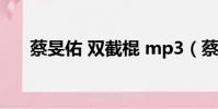 蔡旻佑 雙截棍 mp3(蔡旻佑 雙截棍)