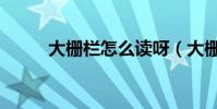 大柵欄怎么讀呀(大柵欄怎么讀)