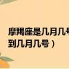 摩羯座是幾月幾號到幾月幾號生日農歷（摩羯座是幾月幾號到幾月幾號）