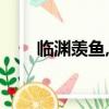 臨淵羨魚,下一句（臨淵羨魚下一句）
