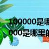 100000是哪里的郵編碼所代表的城市（100000是哪里的郵編）