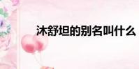 沐舒坦的別名叫什么(沐舒坦)