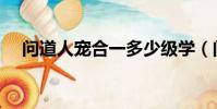 問道人寵合一多少級學(問道人寵合一)