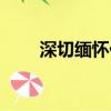 深切緬懷什么意思（緬懷什么意思）