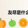 友盡是什么的開始（友盡是什么意思）
