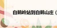 白鵝嶺站到白鵝山莊(白鵝山莊)