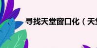 尋找天堂窗口化(天堂窗口化)