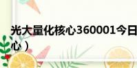 光大量化核心360001今日凈值(光大量化核心)